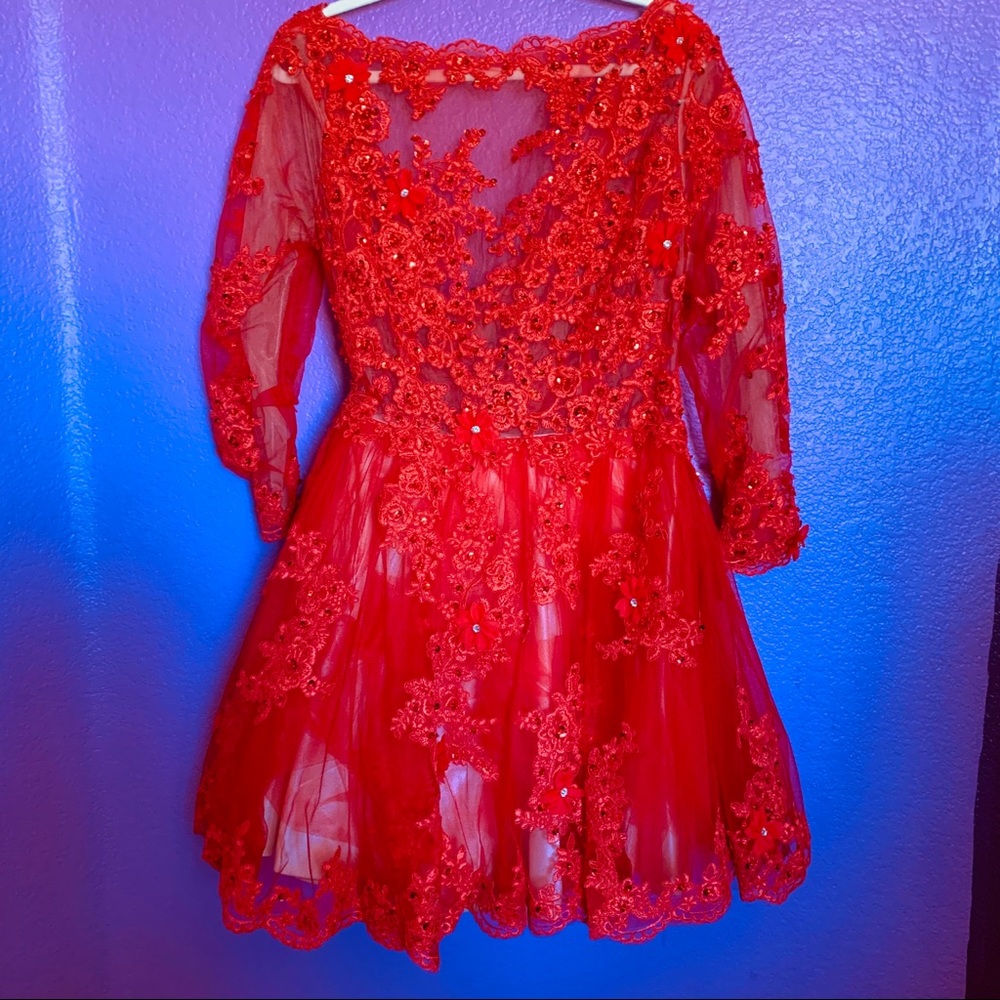 Marchesa Runway 2013 inspired Red Dress GORGEOUS